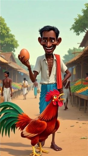 এক কৃষক ও মুরগির বাংলা গল্প #shorts