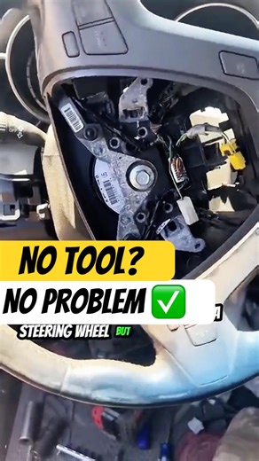 🔥 Steering Wheel Stuck? Do THIS #mechanic