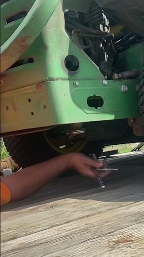 Replacing pto clutch for John Deere 915Ez Track #lawn #lawncare #lawnmower