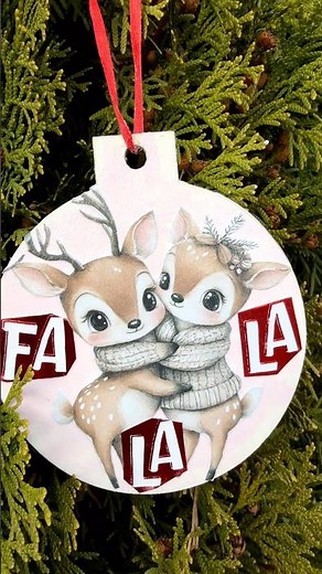 Make These Cute Deer Ornaments! Simple DIY
