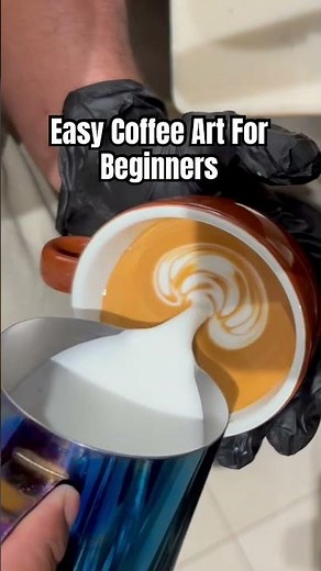 Easy Coffee Art For Beginner Tutorial!