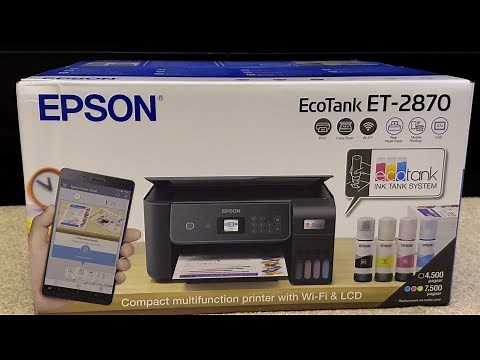 EPSON EcoTank ET-2870. Printer, scanner and copier.