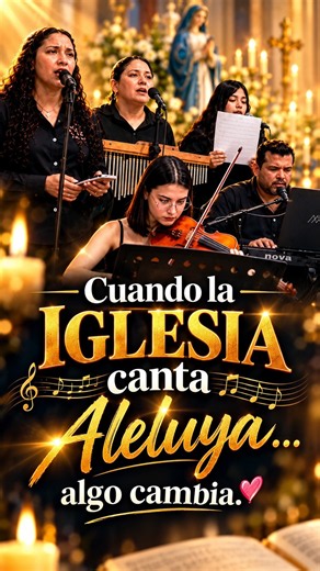🎶 Cuando la Iglesia canta Aleluya… algo cambia. ❤️ | Aleluya 120 Tradicional | Música Católica