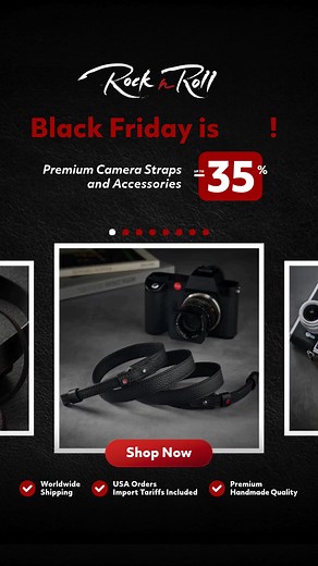 Black Friday is ON! Our biggest sale of the year is here – up to 35% off everything! ✅ Worldwide Shipping ✅ USA Orders – Import Tariffs Included (No Surprises) ✅ Premium Handmade Quality | Rock n Roll straps and bags