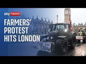 Hundreds of tractors head into London for farmers' protest | 11 December 2024