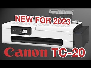 New For 2023 - The Canon imagePROGRAF TC-20 Technical CAD Printer