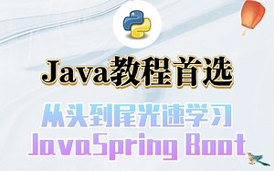 从头到尾光速学习Java Spring Boot课程 ，新手小白首选