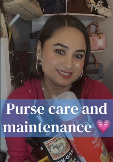 Purse care 🙂 #cleantok #purse #cleaning #coach #pursetok @Coach @3M @Leather Honey Leather Care