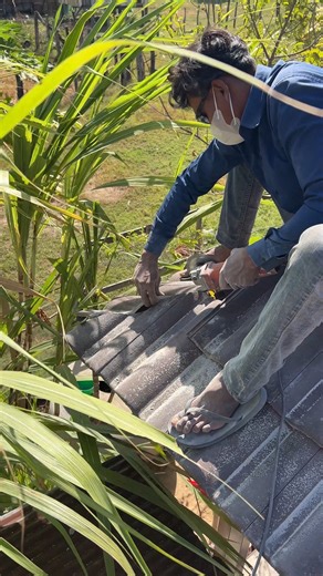 Working Techniques To Install Roof Tile With Steel Trusses | Creative Handmades Ideas Diy