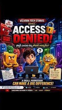 📂 ACCESS DENIED! | IT Explained Through Animation #windows #linux #windowsadmin