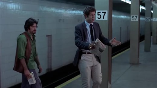 #TransitTrivia: In the 1973 film “Serpico,” Al Pacino plays #NYC police officer Frank Serpico. In this scene, Serpico and his friend Bob Blair (Tony Roberts) are waiting for the #NYCsubway, while Blair struggles to get a potato chip vending machine on the platform to dispense its snacks. Although many films that take place on the subway are filmed at decommissioned stations dressed up to look like other stations, this scene was actually filmed on site within the active system. Can you identify w