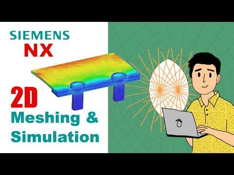 Siemens NX FEA Tutorial | 2D Meshing & Simulation
