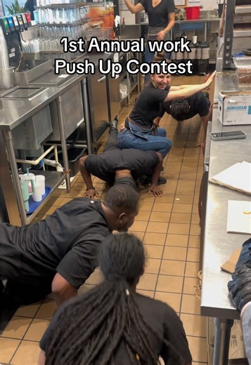 1st Annual Work Push Up Contest Highlights