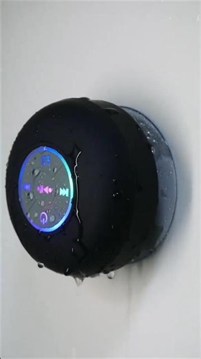 Mini Bluetooth Shower Speaker, IPX4 Waterproof Portable Wireless Speaker with Suction Cup