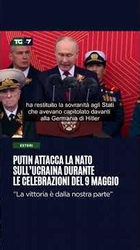 Putin celebrates May 9th: "Victory is on our side" and attacks NATO over Ukraine
