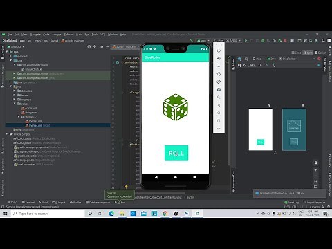 Creating a Very Basic DICE ROLLER App || Android Studio || KOTLIN