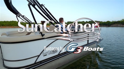 Be summertime ready on the SunCatcher Select 320 RC by G3 Boats. #suncatcherpontoons #g3boats #g3life #yamahaoutboards #pontoon | SunCatcher Pontoons