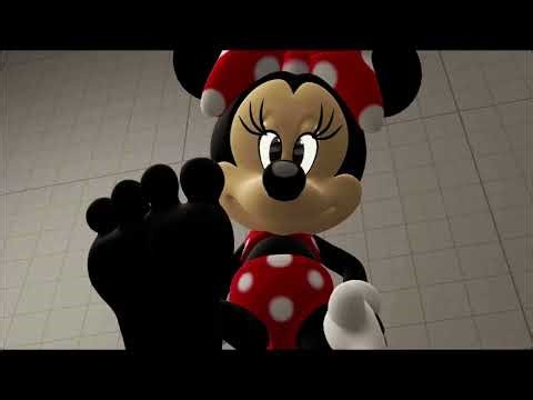 Minnie Mouse Foot