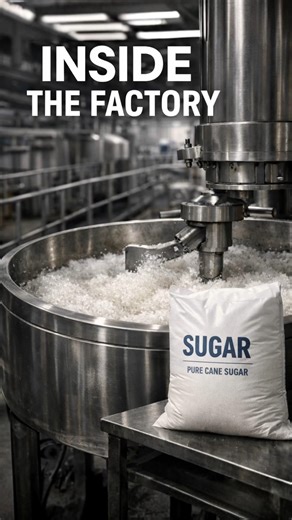 Sugar Production Process | How Sugar Is Made in Factories | Industrial Sugar Manufacturing