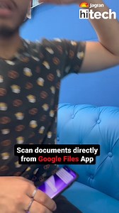 19K views · 314 reactions | Turn your phone into a scanner! Scan any document with ease using Google Files. Here's how! #GoogleFiles #ProductivityHack #PaperlessLife (Google Files, Document scanner, Mobile scanner, Scan documents, Paperless office, Productivity tips, Android apps) | Jagran Tech Gyan | Facebook