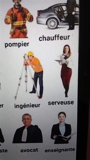 Learn about professions in French 🇫🇷 (easy & fast) part 1