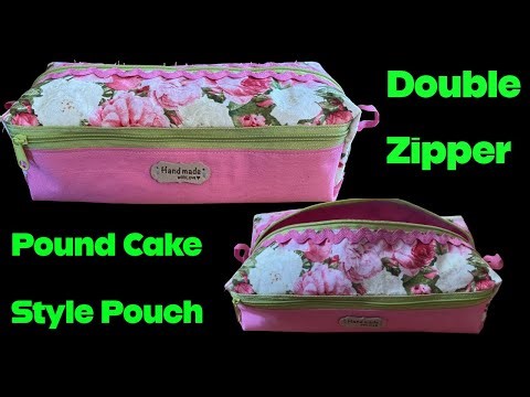 EVERY BEGINNER NEEDS TO SEE THIS/MY BEST SELLING DOUBLE ZIPPER POUCH/ BEGINNERS SEWING STEP BY STEP