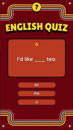 A2 English Quiz 6 | Test Your ESL Skills!