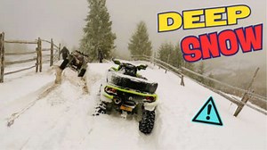 Braving Deep Snow: Ultimate Winter Off-Road Adventure