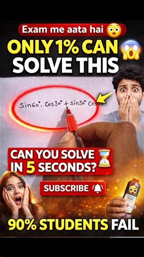 👉 90% Students Fail This Question 😳 Can YOU Solve? #shorts #class10maths #short #feed #trigonometry