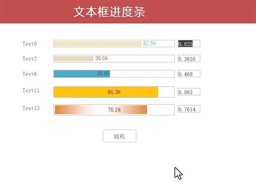 超好玩的Access文本框进度条