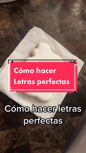 Cómo hacer letras con stencil para galletas