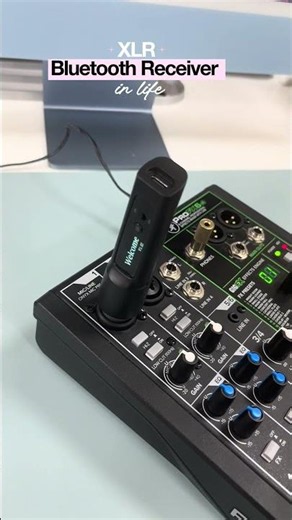 This is a more professional option, with a wireless connection #wireless #bluetooth #dj #audio #XLR