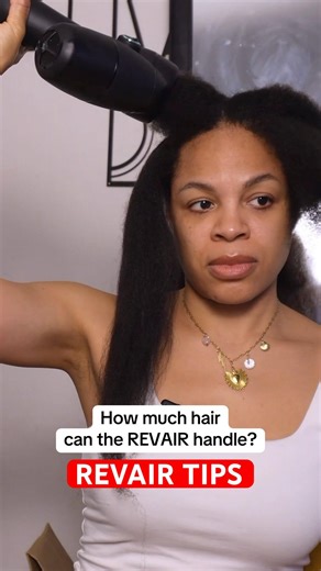 REVAIR Tips How Much Hair Can the REVAIR Handle? #haircare #shorts #revair