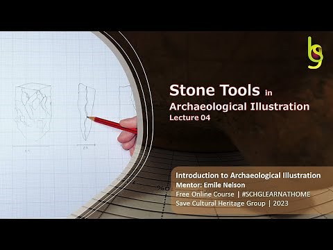 Introduction to Archaeological Illustration | Lecture 04 | SCHG_FOC23_IAIL | Stone tools Drawing