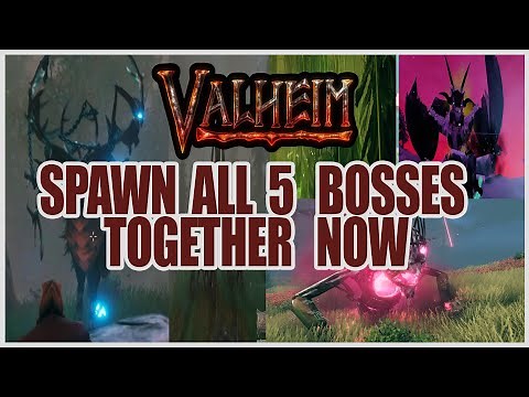 Valheim || Spawn All 5 Bosses Together Now