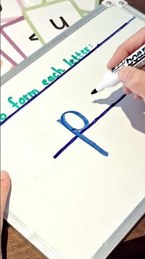 Teach your child: How to Write the Letter p | Simple Handwriting Practice for Kids
