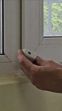 Installing an unusual child lock on a PVC window #windowmakersecrets