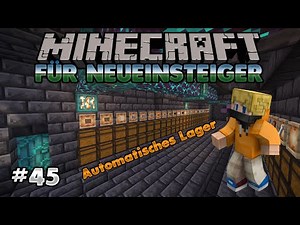 Automatisches Lager bauen - Minecraft für Neueinsteiger #45