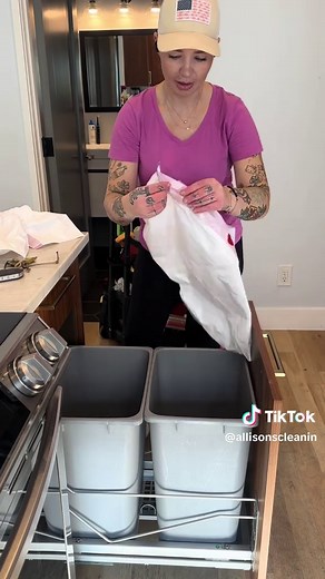 Easiest Trash Bag Hack for Your Cans