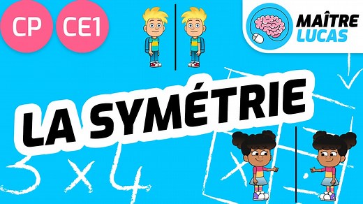 La symétrie axiale - Maths - Géométrie CP - CE1 - CE2 - Cycle 2