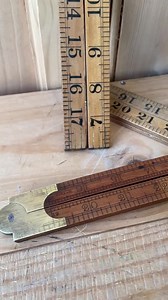 Vintage Folding Wooden Rules | Boxwood Folding Measure | Vintage Wooden Ruler - Etsy