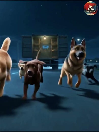 The Heart-Breaking Story of 7 Dogs Who Escaped Slaughter in China—Walk 17KM Together