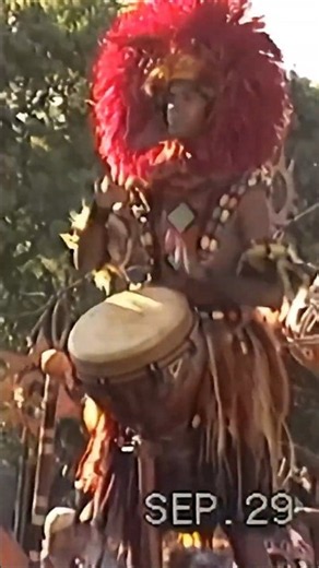The Lion King Celebration parade at Disneyland 1996
