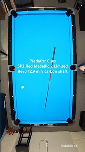 How well does the Predator SP2 Metallic Red cue play? #predatorcues #runout #billiards #pool #9ball