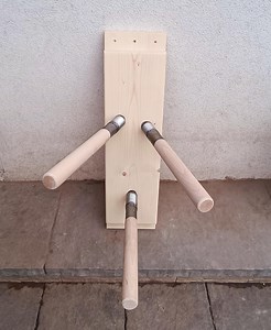 Mannequin Wing Chun en bois avec bras à ressort | Porte-soie en bois | Mannequin mural pour arts martiaux | Mannequin plat en bois pour Wing Chun - Etsy France