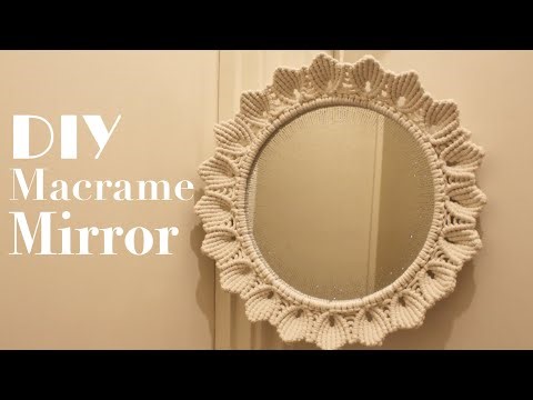 DIY MACRAME MIRROR | MACRAME MANDALA