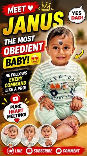 Smartest Baby Ever? Janus Follows Every Command! #janus, #cutebaby, #funnybabyvideos #boybaby #kids