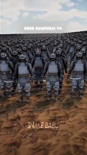 1, 000, 00 zombie vs 5000 Samurai | Epic Battle Simulator 2 #uebs2 | Snake babu