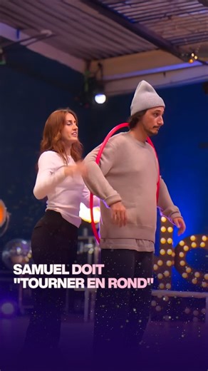 Danse Avec Les Stars 🪩 on Instagram: "La technique d’Ana pour apprendre la valse à Samuel ? 👀⁣ Le cerceau ! ⭕️⁣ ⁣ #DALS, tous les jours les répétitions seulement sur TF1+ 🪩"
