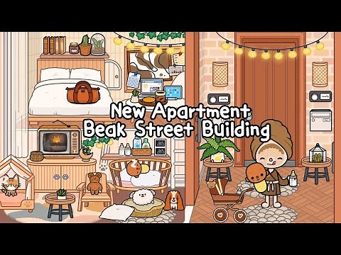 New Apartment🏠💓 | Beak Street Building🤎🐻 | Toca Boca Update | Toca Life World | House Design